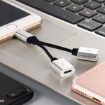 Wholesale New 2-in-1 IP Lighting iOS Splitter Adapter with Charge Port and Headphone Jack for iPhone, iDevice (Rose Gold)